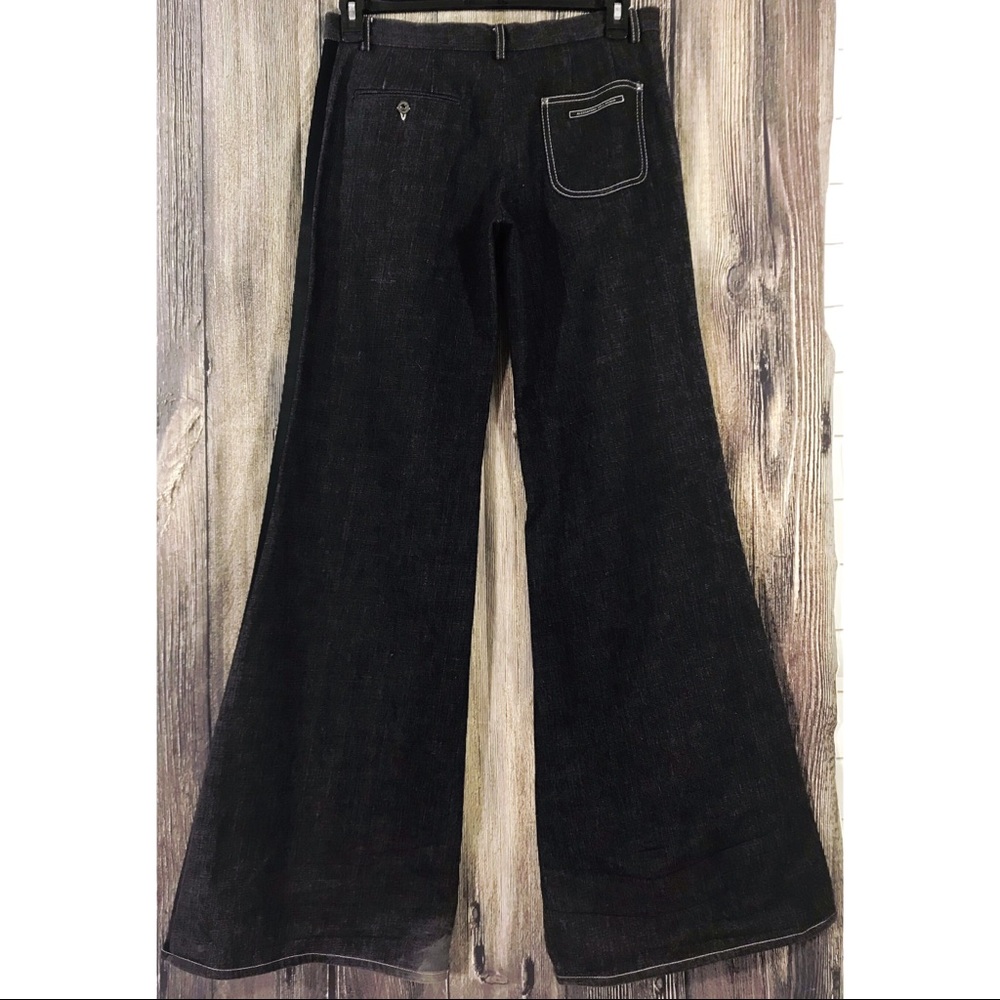 Alessandro Dell'Acqua Bell Bottom Denim Jeans Pant - Picture 6 of 8